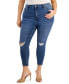 ფოტო #1 პროდუქტის Trendy Plus Size High Rise Skinny Jeans