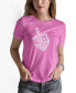 ფოტო #1 პროდუქტის Women's Hanukkah Dreidel Word Art Short Sleeve T-shirt