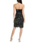 Rene Ruiz Strapless Embroidered Cocktail Dress Women's