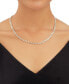 ფოტო #3 პროდუქტის Women's Interlocking Curb Chain Necklace