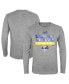 Big Boys Heathered Gray Los Angeles Rams Super Bowl LVI Champions Locker Room Trophy Collection Long Sleeve T-shirt