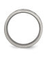 ფოტო #3 პროდუქტის Titanium Brushed Trinity Symbol Flat Wedding Band Ring