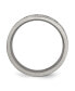 Фото #3 товара Titanium Brushed Trinity Symbol Flat Wedding Band Ring