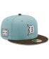 Фото #2 товара Men's Light Blue, Brown Detroit Tigers 2006 World Series Beach Kiss 59FIFTY Fitted Hat