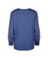 ფოტო #3 პროდუქტის Women's Royal Distressed Denver Broncos Tom Cat Long Sleeve T-shirt