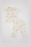Фото #1 товара Пижама детская с короткими рукавами с цветочным рисунком defacto C2033A524SM