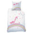 Фото #1 товара Детский комплект постельного белья MTOnlinehandel Einhorn Unicorn из бязи