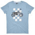 FUEL MOTORCYCLES Scrambler short sleeve T-shirt Синий, L - фото #1