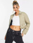 Фото #2 товара Dickies lined eisenhower cropped jacket in khaki