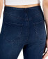 Фото #4 товара Women's Pull-On Frayed-Hem Flare-Leg Denim Jeans