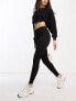 Фото #2 товара ASOS DESIGN Petite 2 pack leggings in black - BLACK