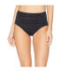 Фото #1 товара Tommy Bahama Womens 187440 Shirred High-Waist Bikini Bottom Swimwear Size XS