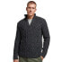 SUPERDRY Vintage Jacob Henley Half Zip Sweater