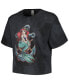 Men's and Women's Black The Little Mermaid Anchor T-shirt