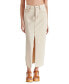ფოტო #1 პროდუქტის Women's Avani Front-Slit Denim Maxi Skirt