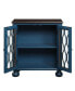 Фото #1 товара Lassie Console Table in Antique Blue Finish