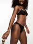Фото #4 товара South Beach mix and match monowire bikini top with in black