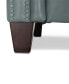 Фото #6 товара Marick 41" Leather Roll Arm Chair, Created for Macy's