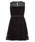 ფოტო #5 პროდუქტის Big Girls Illusion Mesh Bow Front Dress