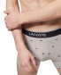 Men's Crocodile-Print Stretch Boxer Brief Set, 3-Pack