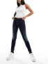 Фото #5 товара Armani Exchange super skinny lift up mid rise jeans in dark blue
