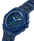 ფოტო #4 პროდუქტის Men's Navy Plastic Strap Watch 42mm