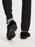 ASOS DESIGN oxford shoes in black faux suede