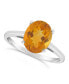 ფოტო #1 პროდუქტის Citrine (2-1/2 ct. t.w.) Ring in 14K White Gold