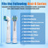 Фото #2 товара Насадка для электрической зубной щетки Genkent Precision Electric Toothbrush Replacement Fit For Oral B Braun Brush Head – 20 PCS