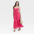 Фото #2 товара Women's Maxi Sundress - Universal Thread Pink XS