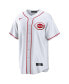 Фото #3 товара Men's Matt McLain White Cincinnati Reds Home Replica Jersey