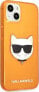 Karl Lagerfeld Etui Karl Lagerfeld KLHCP13SCHTRO Apple iPhone 13 mini pomarańczowy/orange hardcase Glitter Choupette Fluo