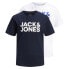Фото #1 товара JACK & JONES Corp Logo Short Sleeve Crew Neck T-Shirt 2 units