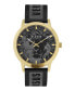 ფოტო #1 პროდუქტის Men's Barbes Domus 2 Hand Quartz Black Stainless Steel Watch, 40mm