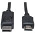 Фото #1 товара Tripp P582-025 DisplayPort to HDMI Adapter Cable (M/M) - 25 ft. (7.6 m) - 7.62 m - DisplayPort - HDMI - Male - Male - Nickel/Gold