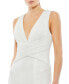 ფოტო #6 პროდუქტის Women's Ieena V-Neck Sequin Wrap Waist Gown