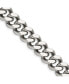 Stainless Steel 13.75mm Curb Chain Necklace