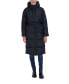 Фото #2 товара Women's Long Puffer Jacket with Hood and Belt