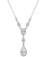 ფოტო #1 პროდუქტის Crystal Y-Neck Necklace, Created for Macy's