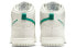 Фото #6 товара Nike Dunk High First Use 金扣 潮流百搭休闲 高帮 板鞋 男款 白绿 / Кроссовки Nike Dunk High DH0960-001