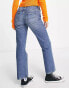 COLLUSION x005 straight leg jeans in mid blue wash