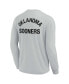 ფოტო #2 პროდუქტის Men's and Women's Gray Oklahoma Sooners Super Soft Long Sleeve T-shirt