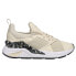 Фото #1 товара Puma Muse X5 Leopard Lace Up Womens Beige Sneakers Casual Shoes 384100-02