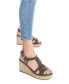 Фото #2 товара Women's Jute Wedge Sandals By