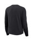 ფოტო #4 პროდუქტის Women's Black Las Vegas Raiders High Hip Performance Long Sleeve T-shirt