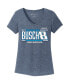 Фото #2 товара Women's Navy Kyle Busch Tri-Blend V-Neck T-shirt