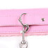 Collar with Leash Pastel Pink