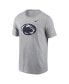 Men's Heather Gray Penn State Nittany Lions Primetime Evergreen Logo T-Shirt Серый, XL - фото #3