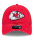 Фото #4 товара Men's Red Distressed Kansas City Chiefs Game Day 9TWENTY Adjustable Trucker Hat