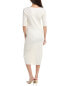 Vince Rib Midi Dress Women's White S - фото #2